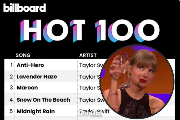 Taylor Swift: la primera artista en ocupar todo el Top 10 de Billboard Hot 100